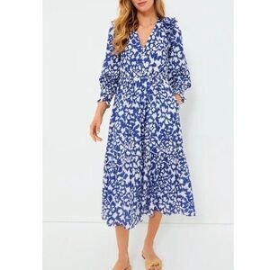 Tuckernuck Banjanan Bluing Pearl Dress - NWT Size Small